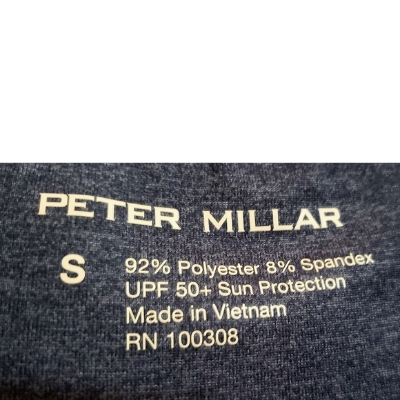 Peter Millar Top Navy em sanaRX  Womens Quarter Zip Athleisure Pullover New - Picture 8 of 12
